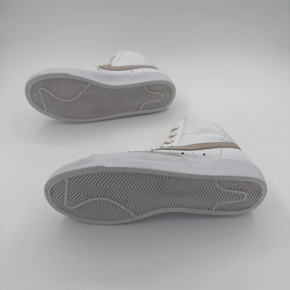 Nike Womens Blazer Mid '77 Vintage Blazer White Pink Sneaker Shoes Size 8